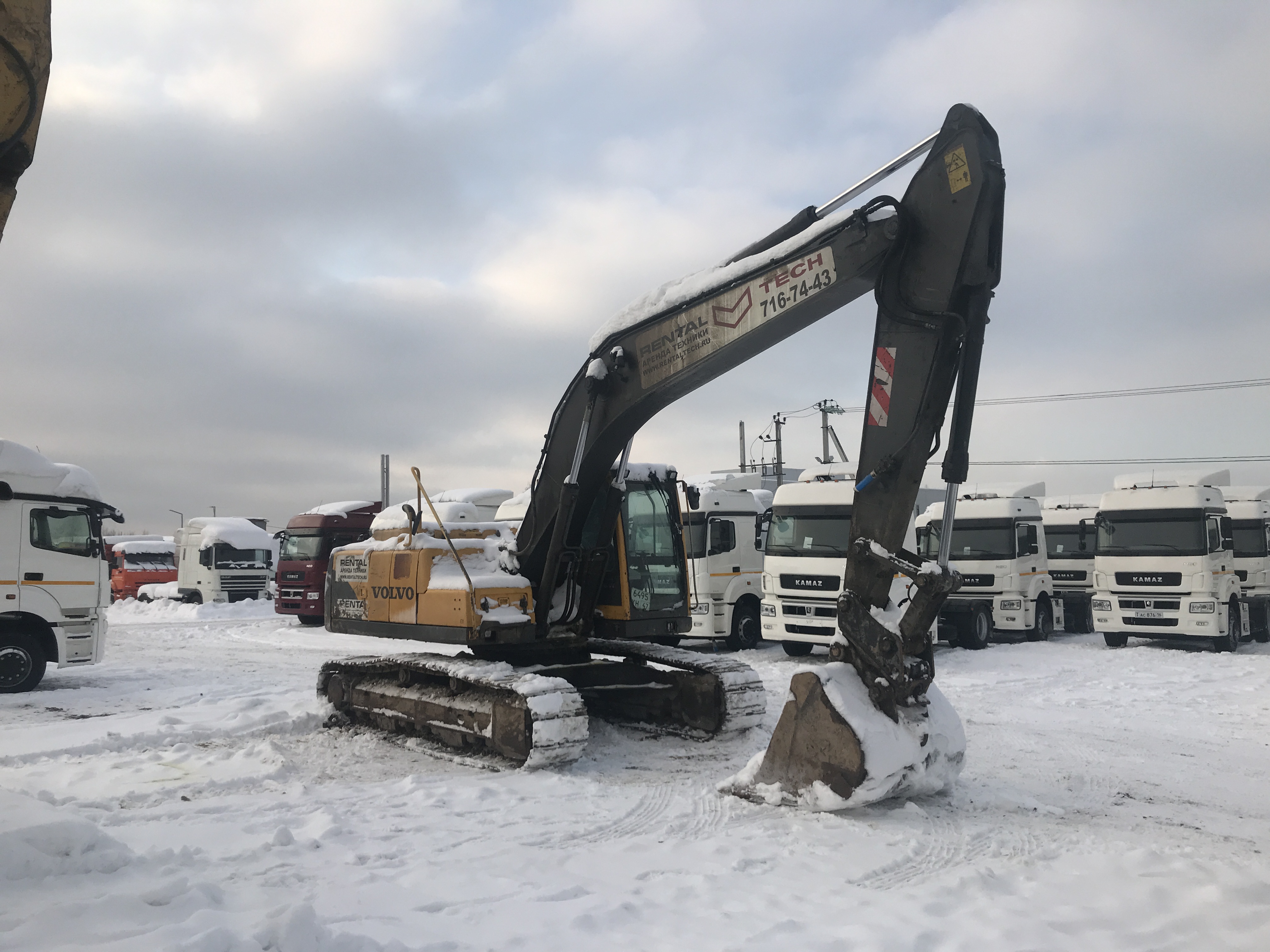 ГУСЕНИЧНЫЙ ЭКСКАВАТОР VOLVO EC210BLC. | Рентал Тех. Строительная техника.  Санкт-Петербург